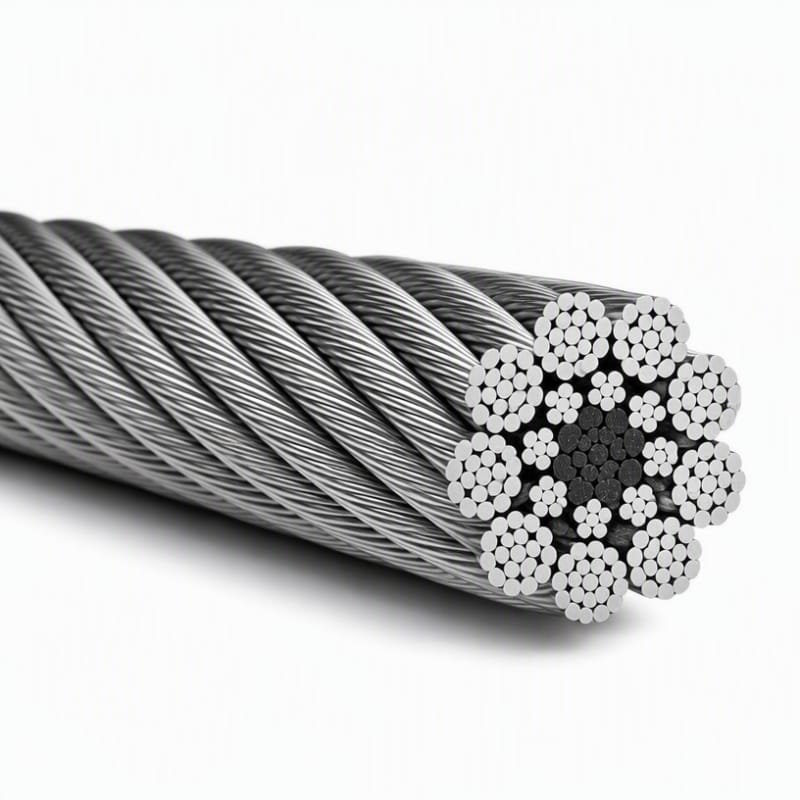 8x19S Lift Traction Steel Cable