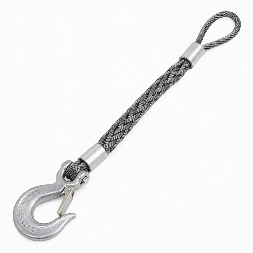Braided Wire Rope Hook Sling