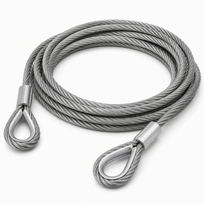 Steel Wire Rope With Thimbles